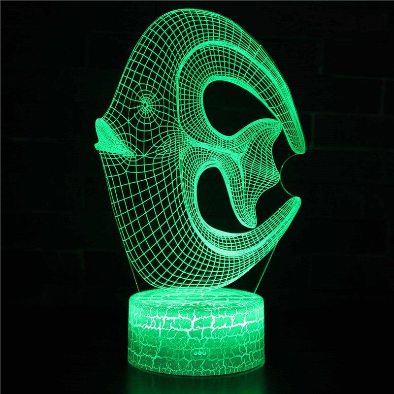 Realistic Fish Marine Life 3D Optical Illusion Lamp-3D Optical Lamp