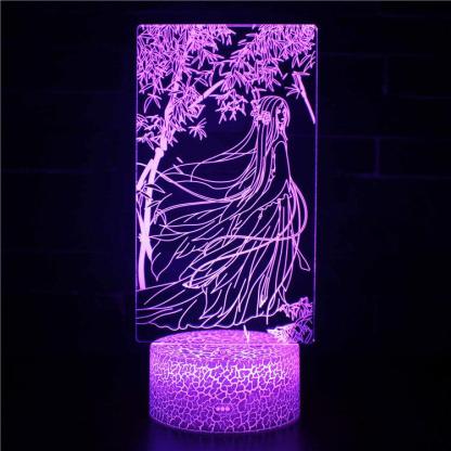 Valentine's Day 3D Optical Illusion Lamp - 3D Optical Lamp