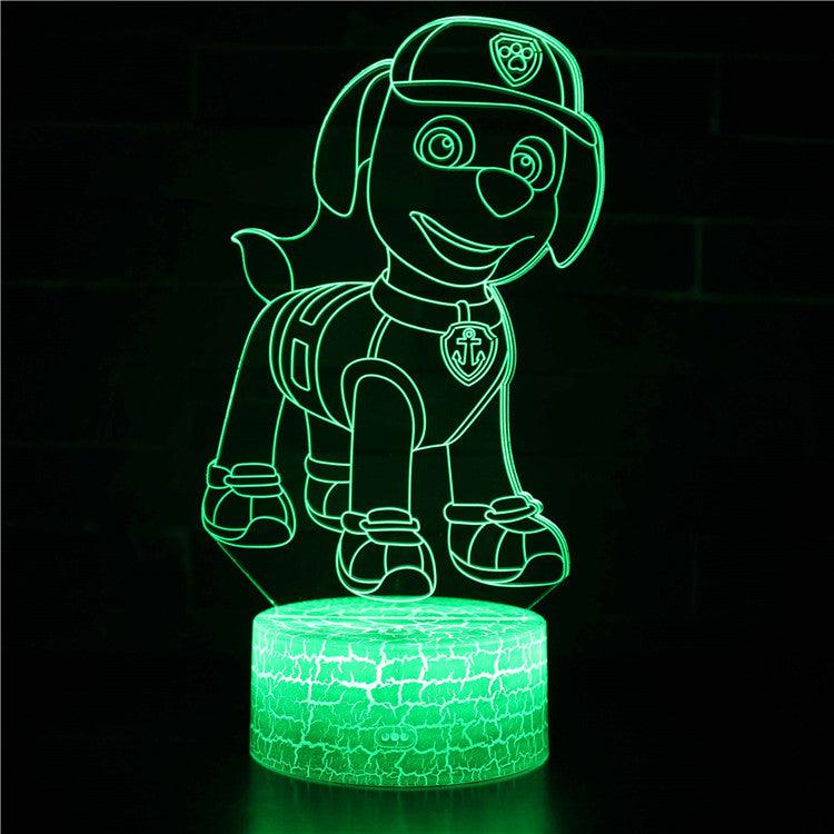 Sea Rescue Puppy Lamp-3D Optical Lamp