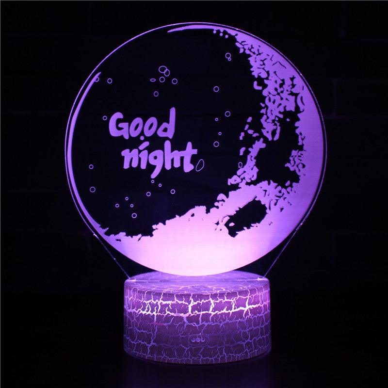 Good Night Moon 3D Optical Illusion Lamp-3D Optical Lamp