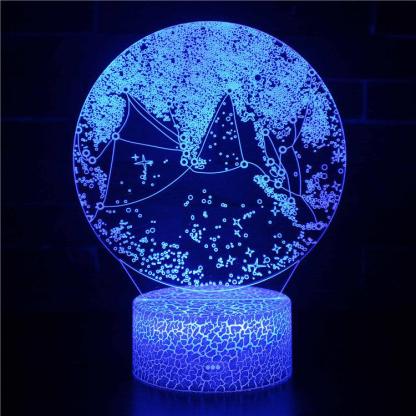 Full Moon 3D Optical Illusion Lamp - 3D Optical Lamp