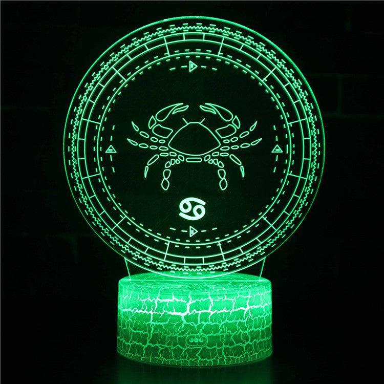 Cancer Constellation 3D Optical Illusion Lamp - 3D Optical Lamp