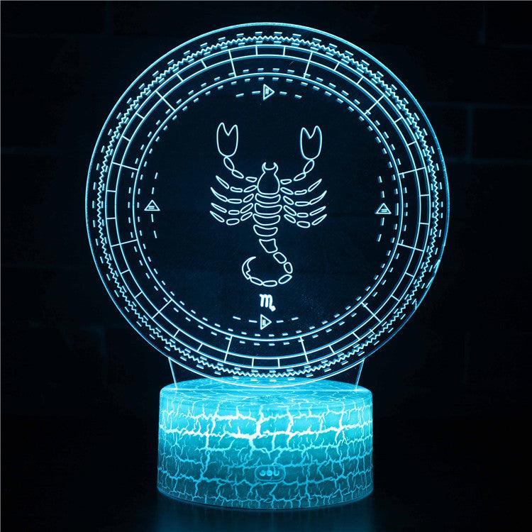 Scorpio Constellation 3D Optical Illusion Lamp - 3D Optical Lamp