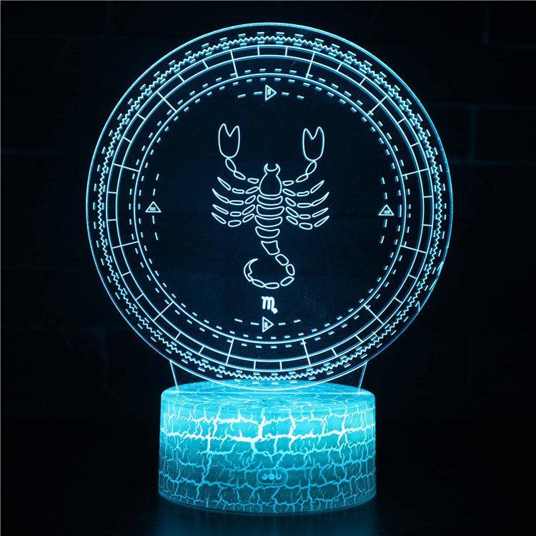 Scorpio Constellation Optical Lamp brings glowing zodiac design-3D Optical Lamp