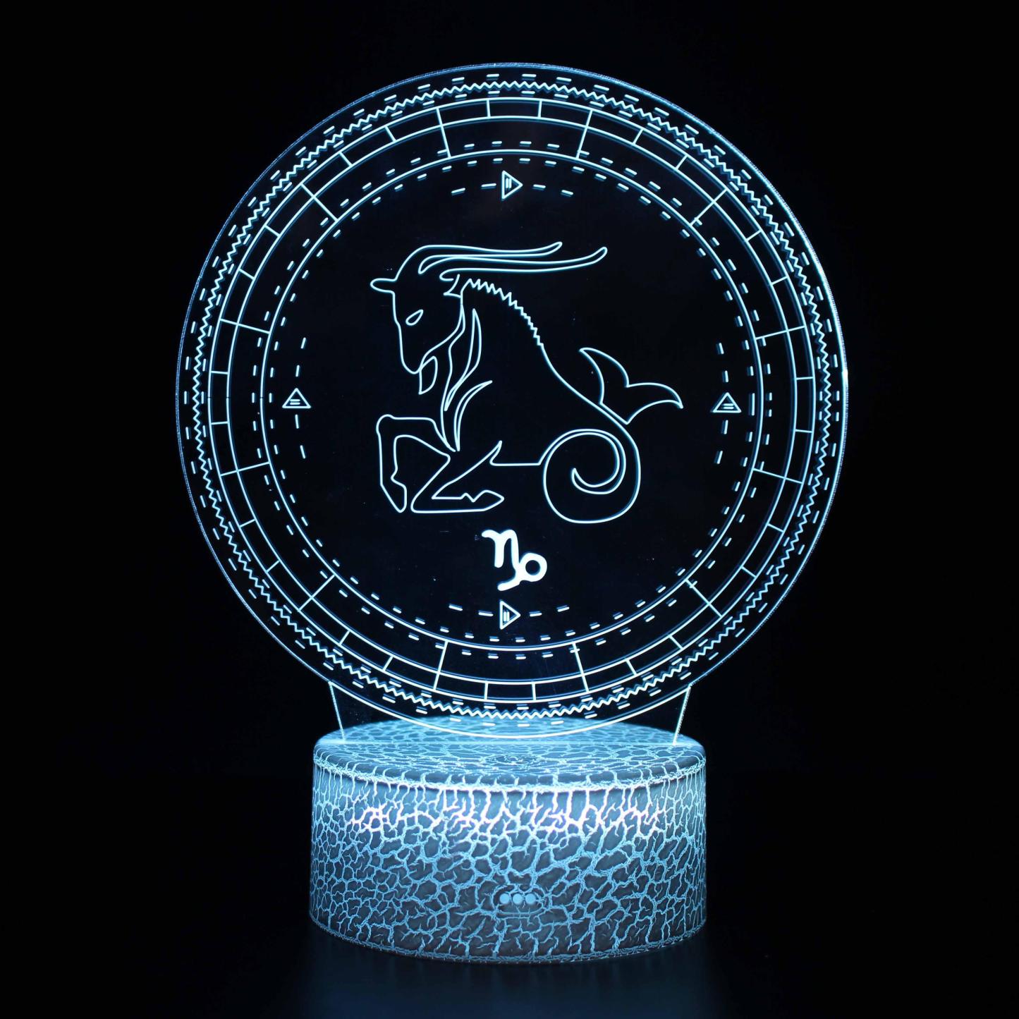 Capricorn Constellation Optical Lamp casts soft LED glow-3D Optical Lamp