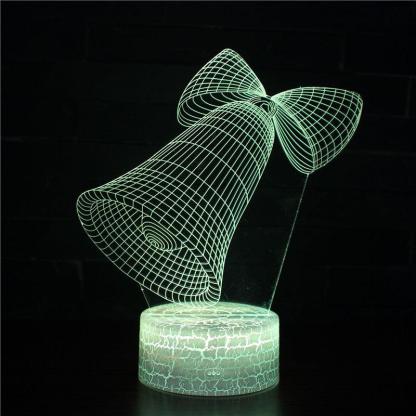 Christmas 3D Optical Illusion Lamp-3D Optical Lamp