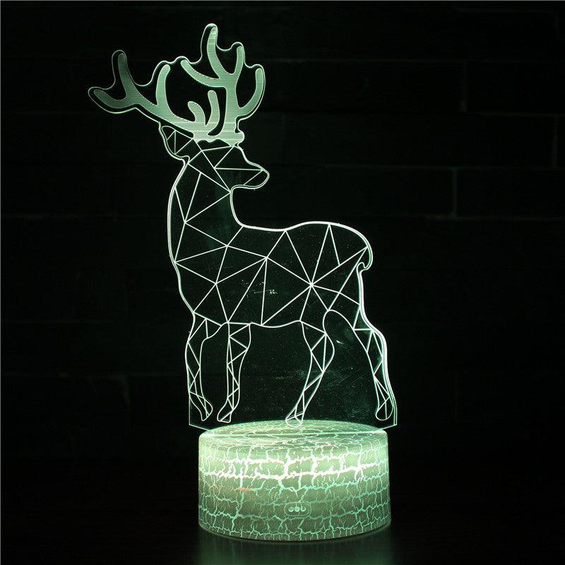 Christmas 3D Optical Illusion Lamp-3D Optical Lamp
