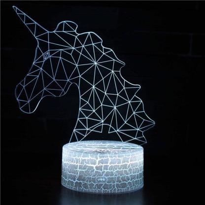 Unicorn Illusion Lamp-3D Optical Lamp