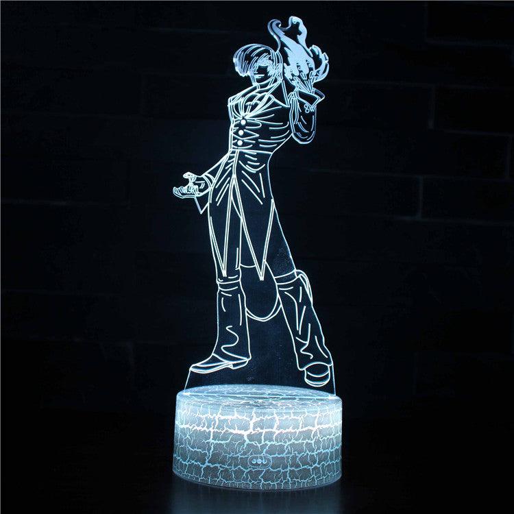 Jo Jo's Bizarre Anime Cartoon Optical Illusion Lamp - 3D Optical Lamp