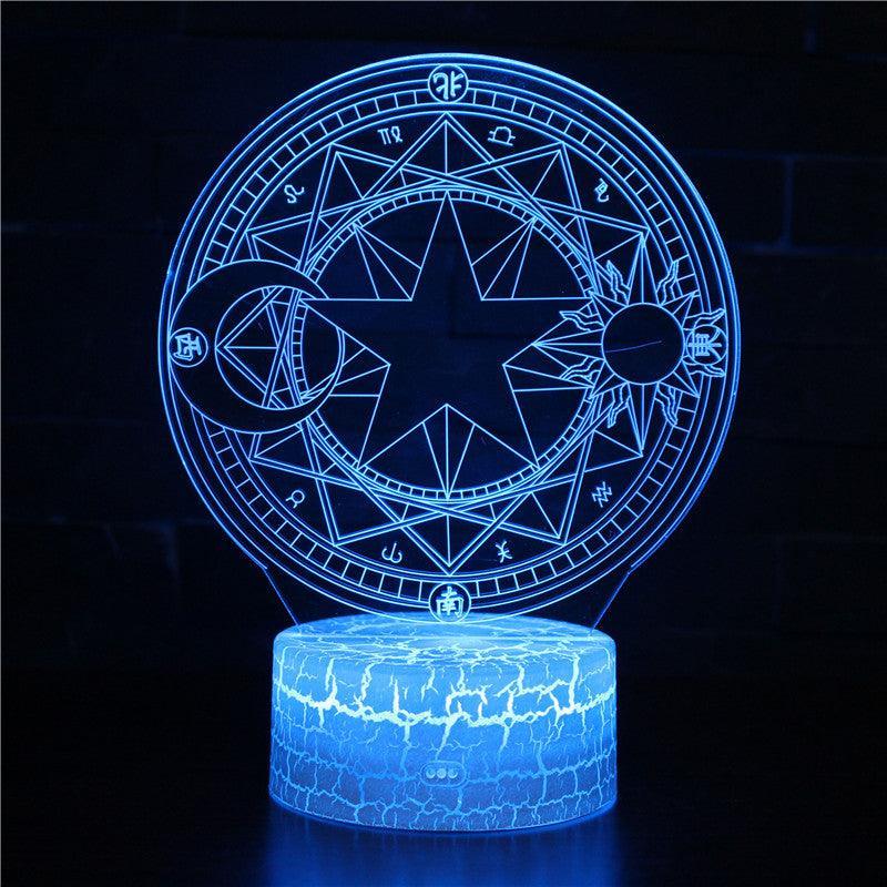 Religious Symbols 3D Optical Illusion Lamp - 3D Optical Lamp