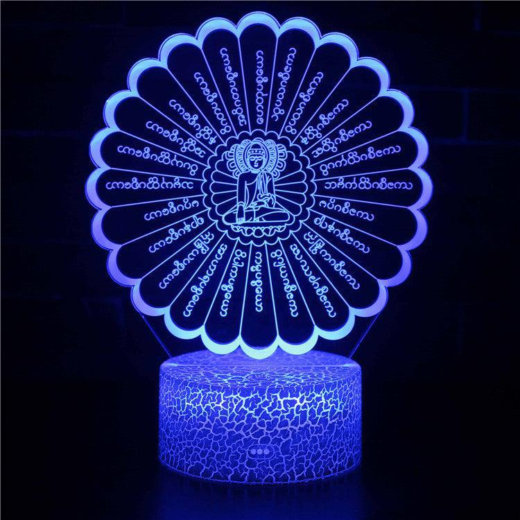 Religious Symbols 3D Optical Illusion Lamp - 3D Optical Lamp