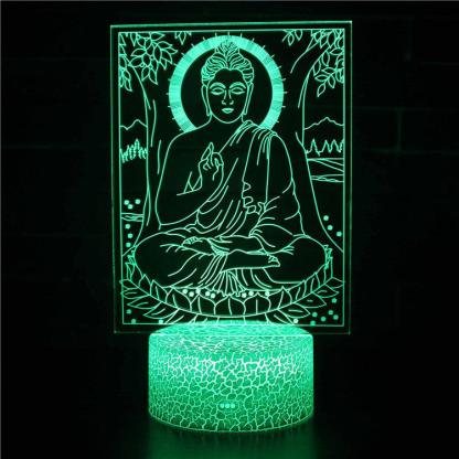 Religious Symbols 3D Optical Illusion Lamp - 3D Optical Lamp