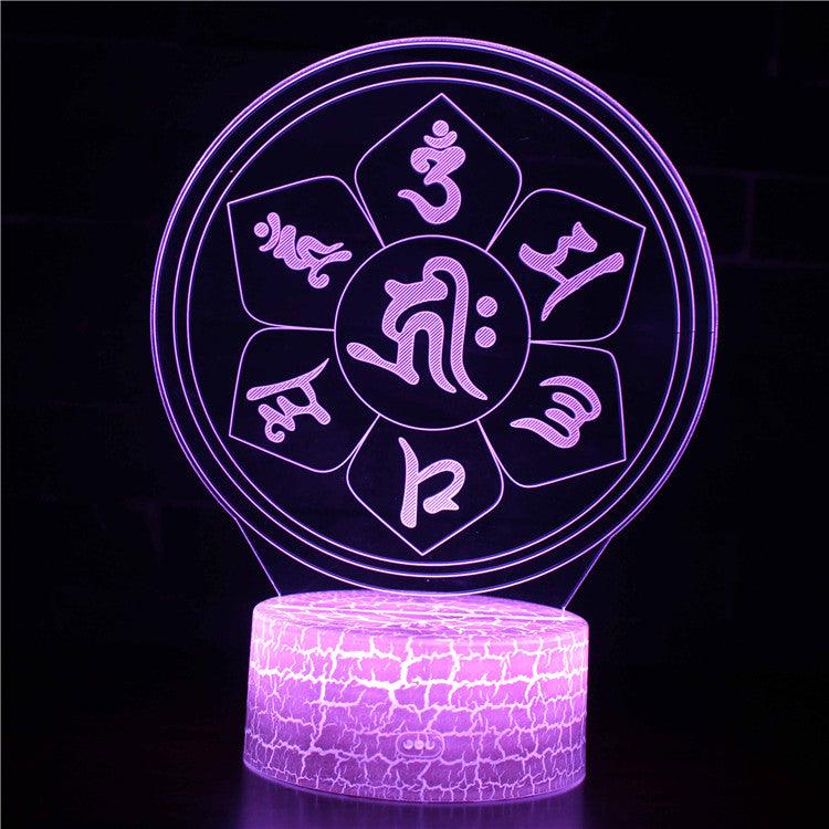 Religious USB LED Lamp-3D Optical Lamp