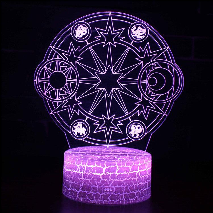 Religious Peaceful Room Lighting-3D Optical Lamp