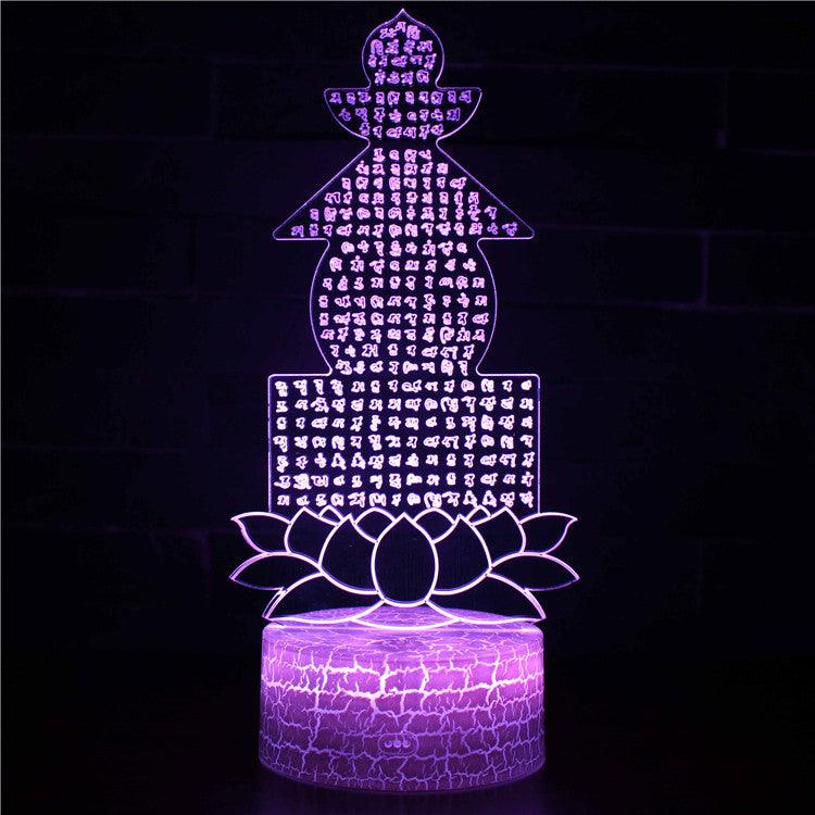 Religious Symbols 3D Optical Illusion Lamp - 3D Optical Lamp