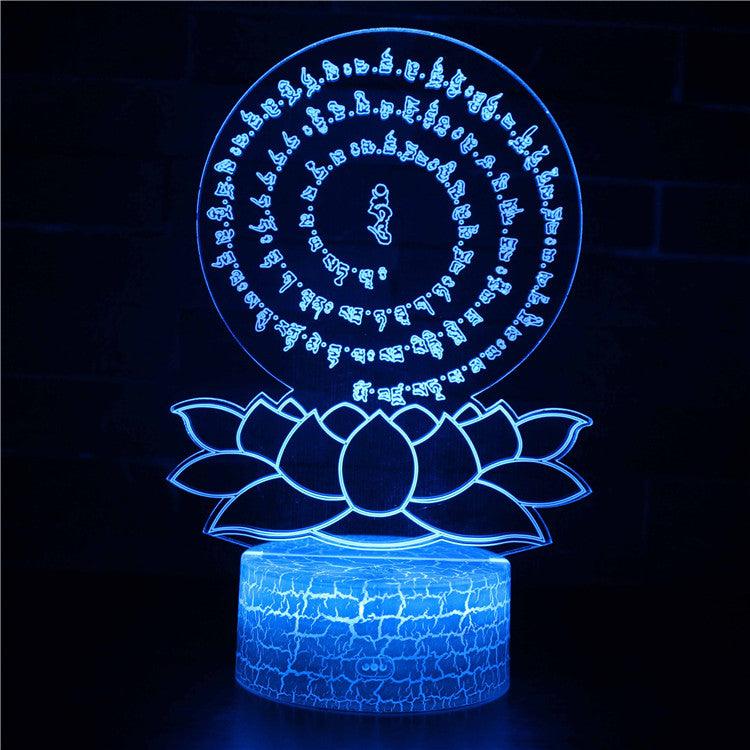 Religious Faith Night Light-3D Optical Lamp
