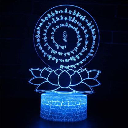 Religious Symbol 3D Optical Illusion Lamp - 3D Optical Lamp