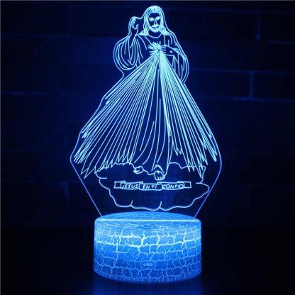 Jesus 3D Optical Illusion Lamp-3D Optical Lamp