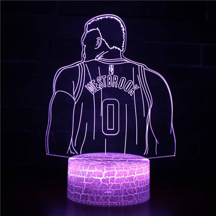 Russell Westbrook 3D Optical Illusion Lamp-3D Optical Lamp