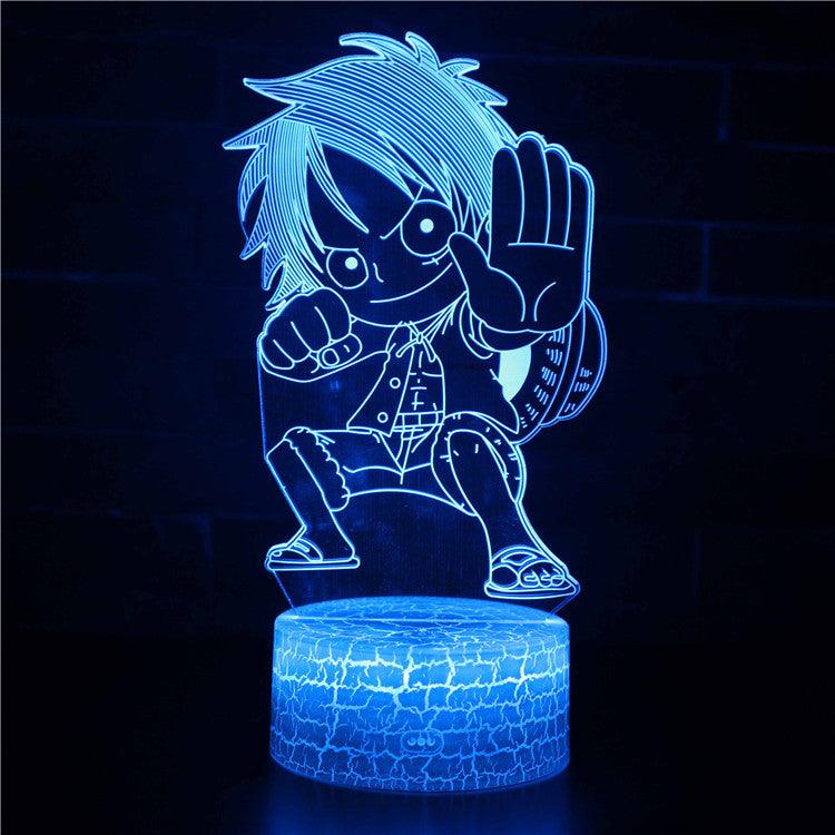 One Piece Character 3D Optical Illusion Lamp - 3D Optical Lamp