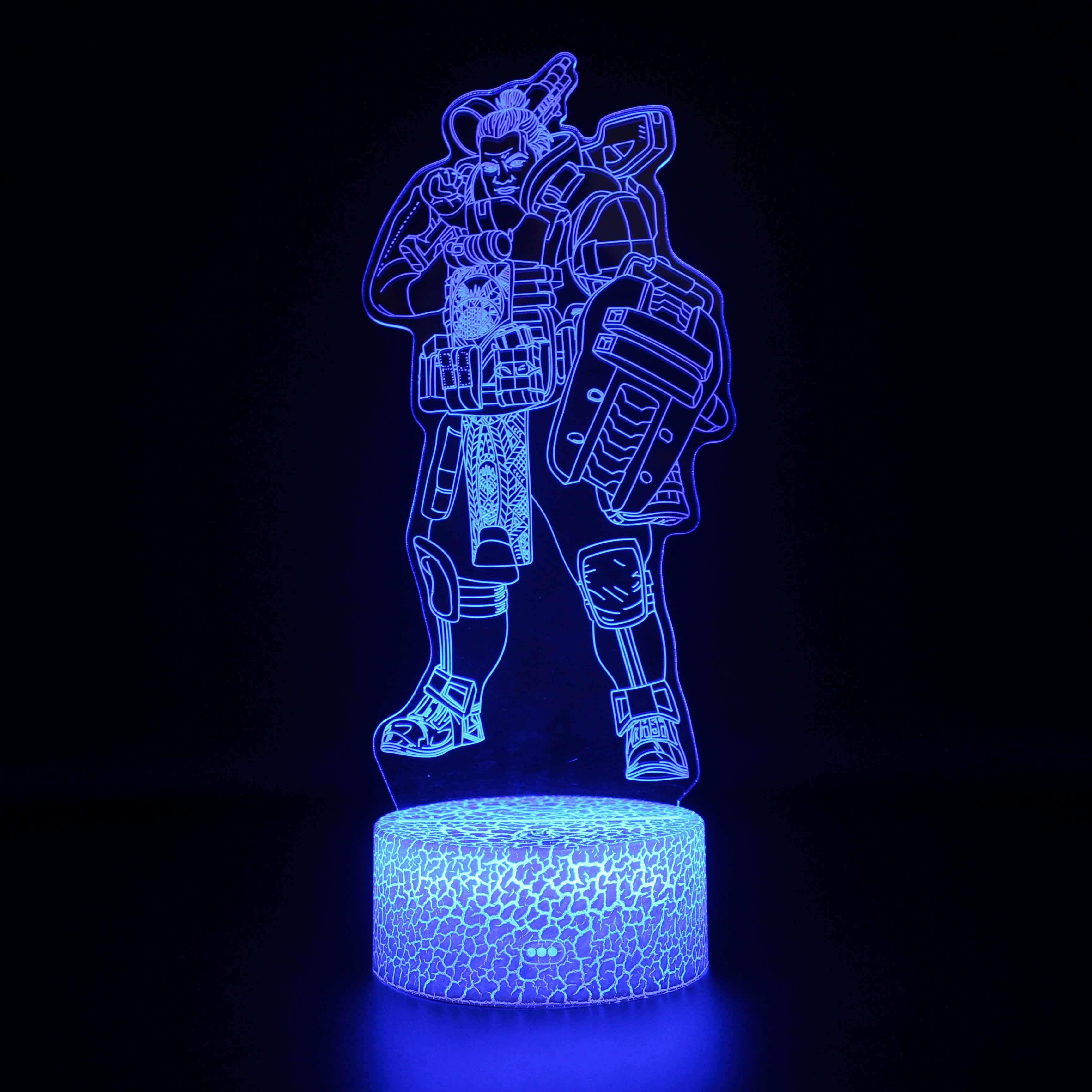 Gibraltar Apex Legends Lamp-3D Optical Lamp