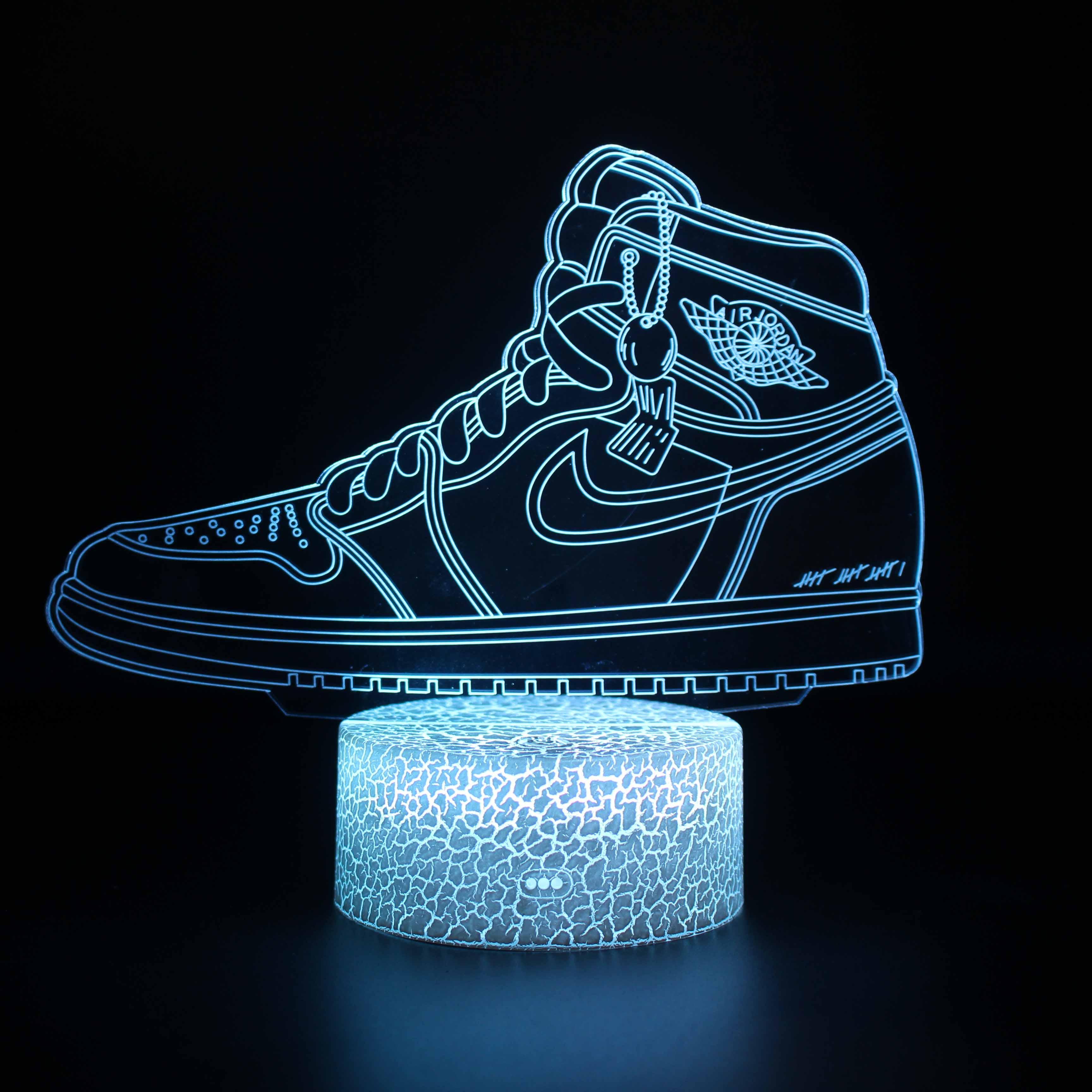 Sport Shoes 3D Optical Illusion Lamp - 3D Optical Lamp