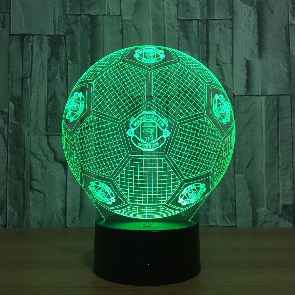 Manchester United Football Lamp-3D Optical Lamp