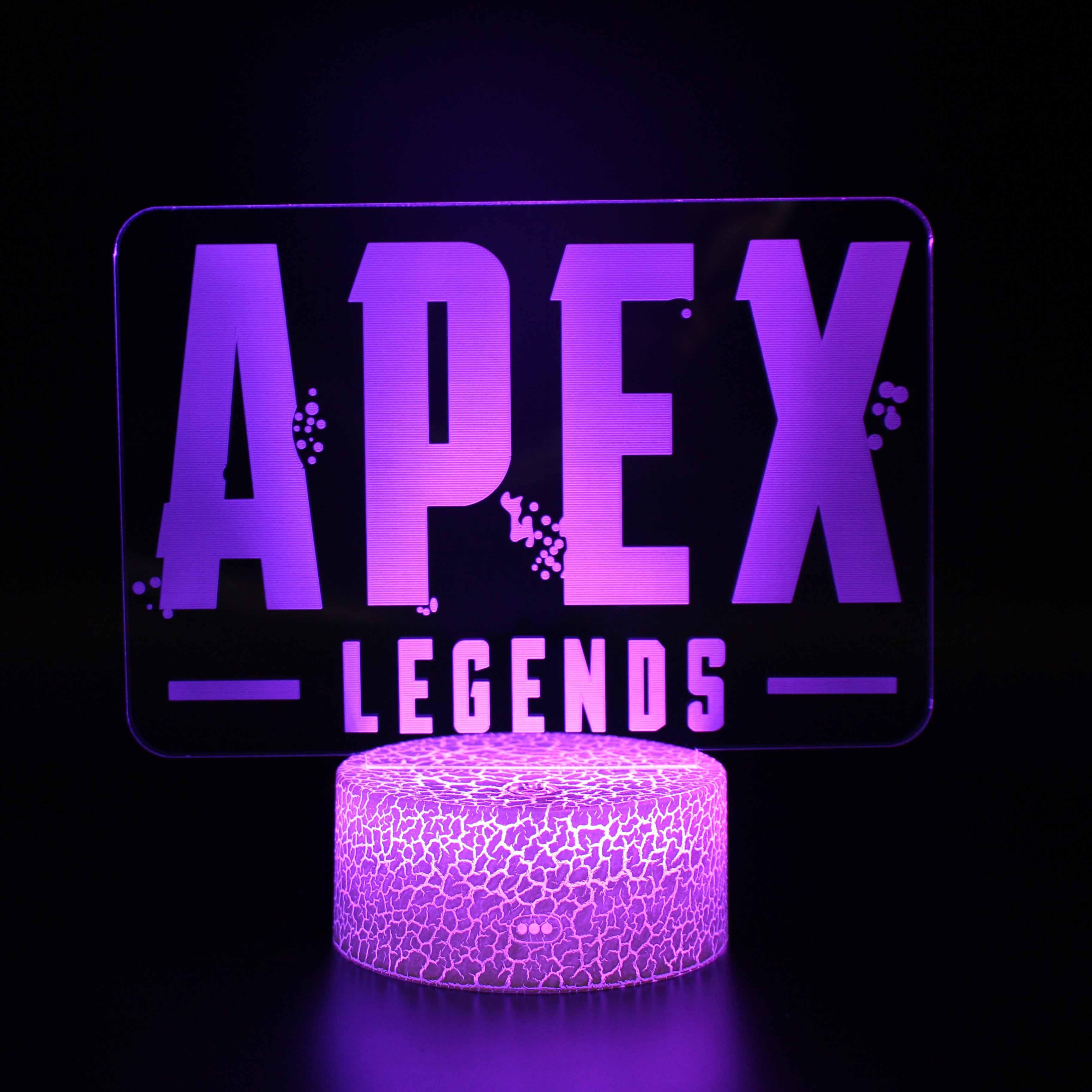 Apex Legends Text Lamp-3D Optical Lamp