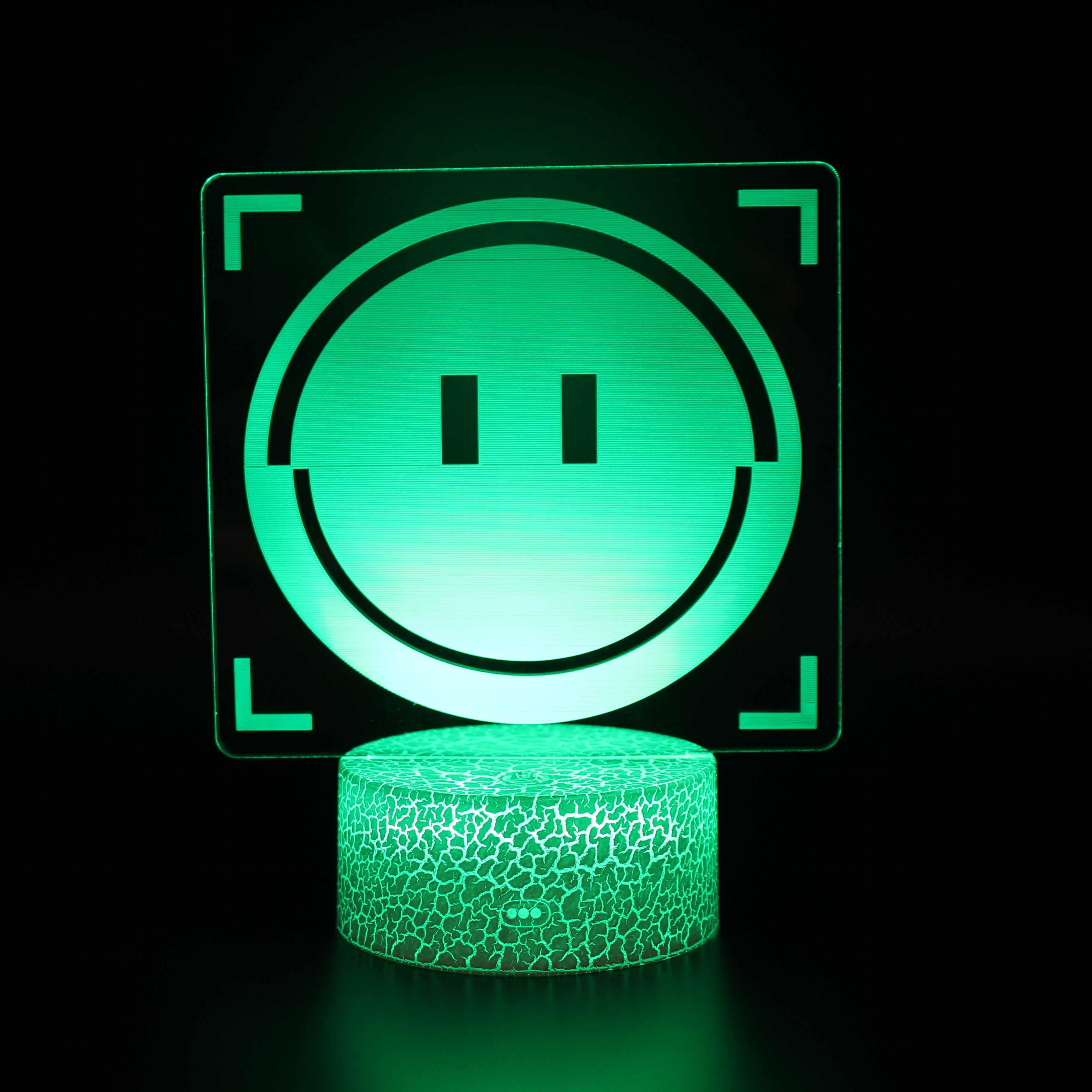 Gaming Pixel Face Lamp-3D Optical Lamp