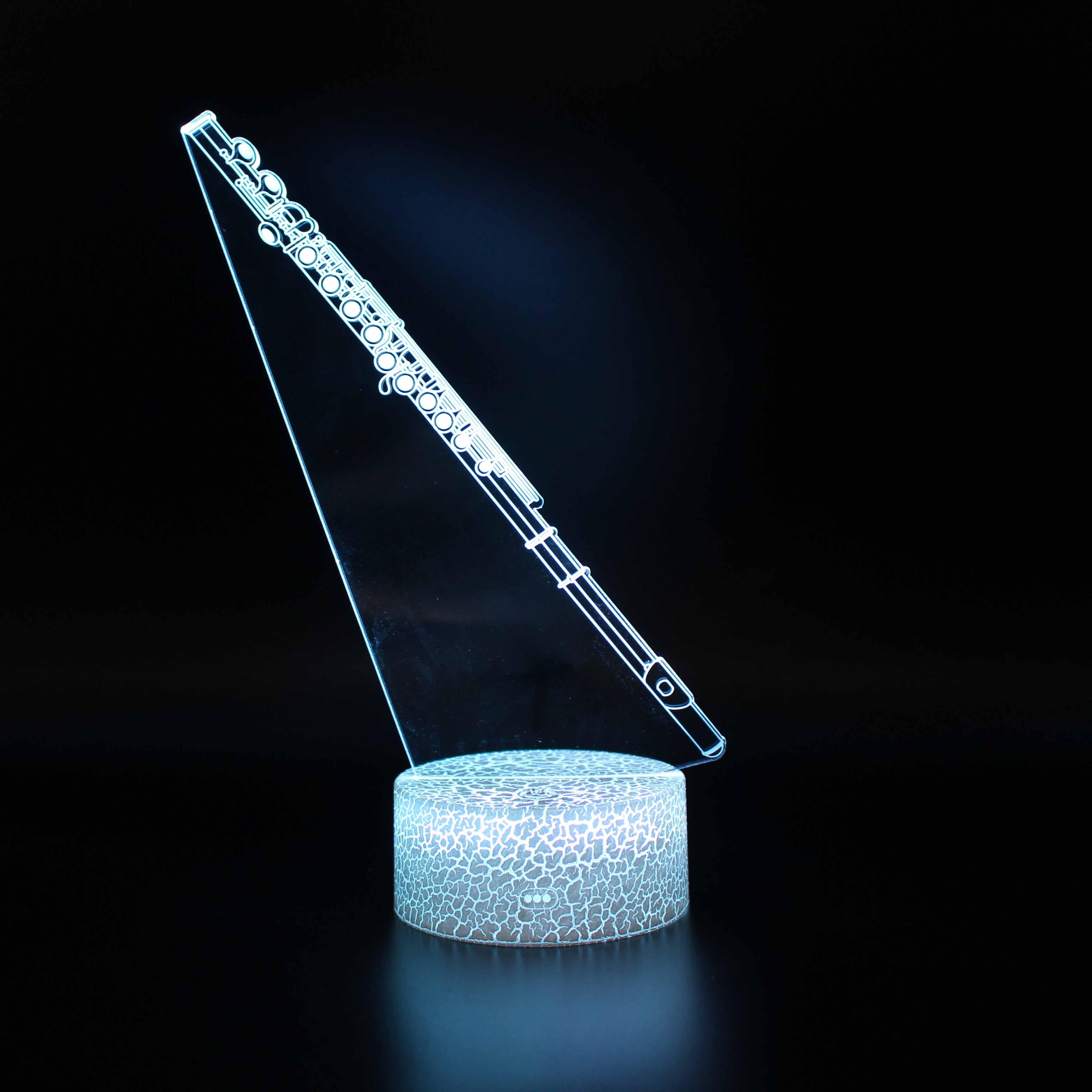 Flute 3D Optical Illusion Lamp - 3D Optical Lamp