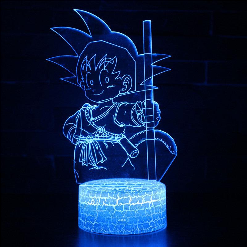 Acrylic Dragon Ball Z 3D LED Lamp with Remote-3D Optical Lamp