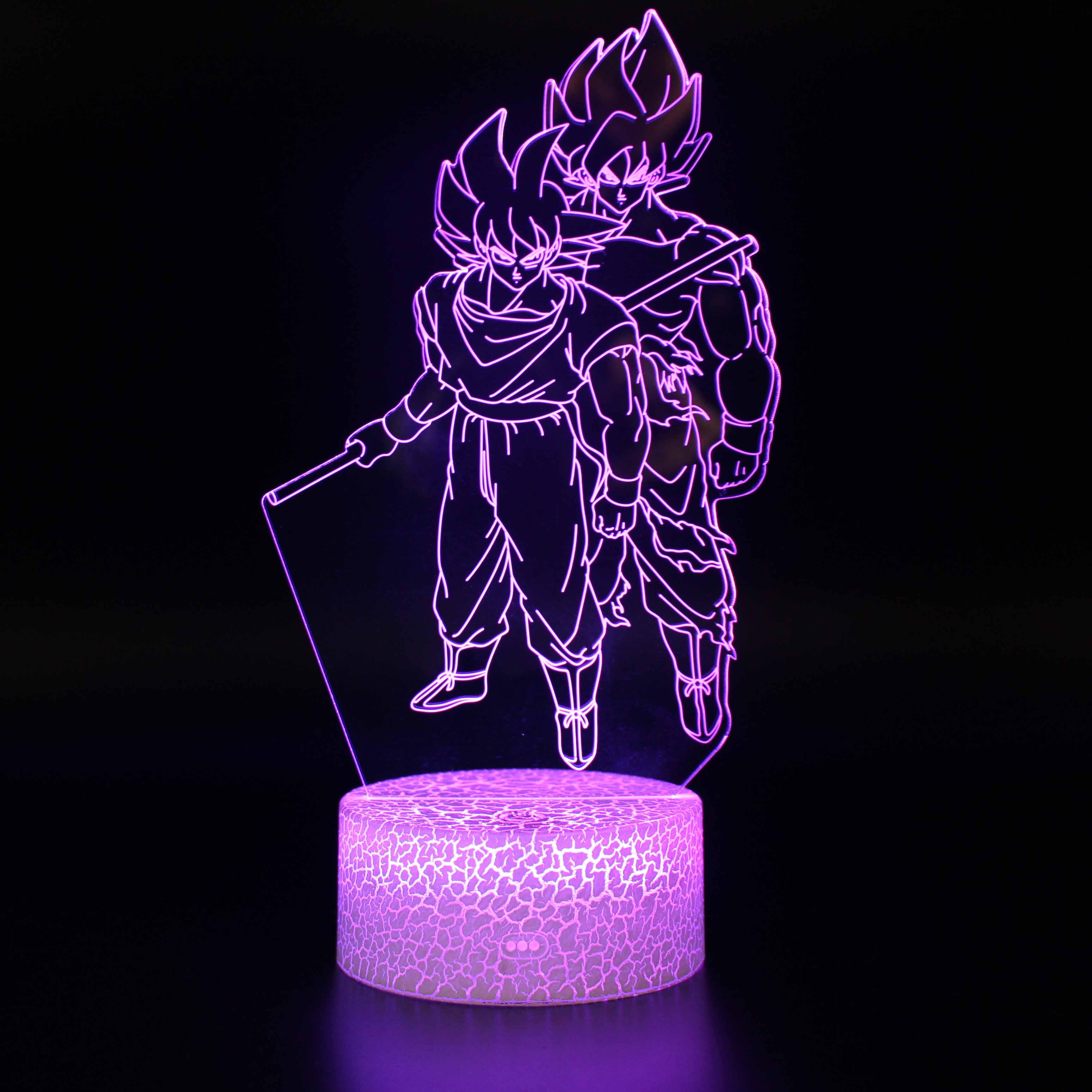 Ball Z Character 3D Optical Illusion Lamp-3D Optical Lamp