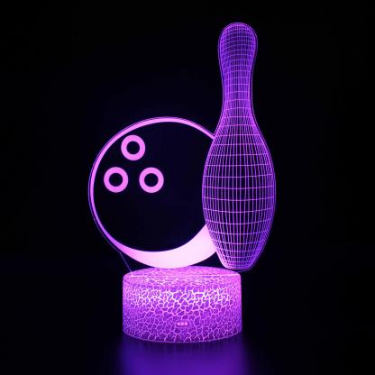 Bowling Optical Illusion Lamp-3D Optical Lamp