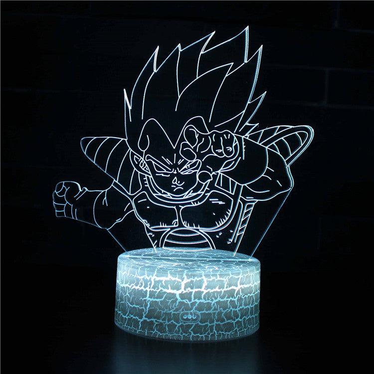 3D Optical Illusion Dragon Ball Lamp Z Character Design-3D Optical Lamp