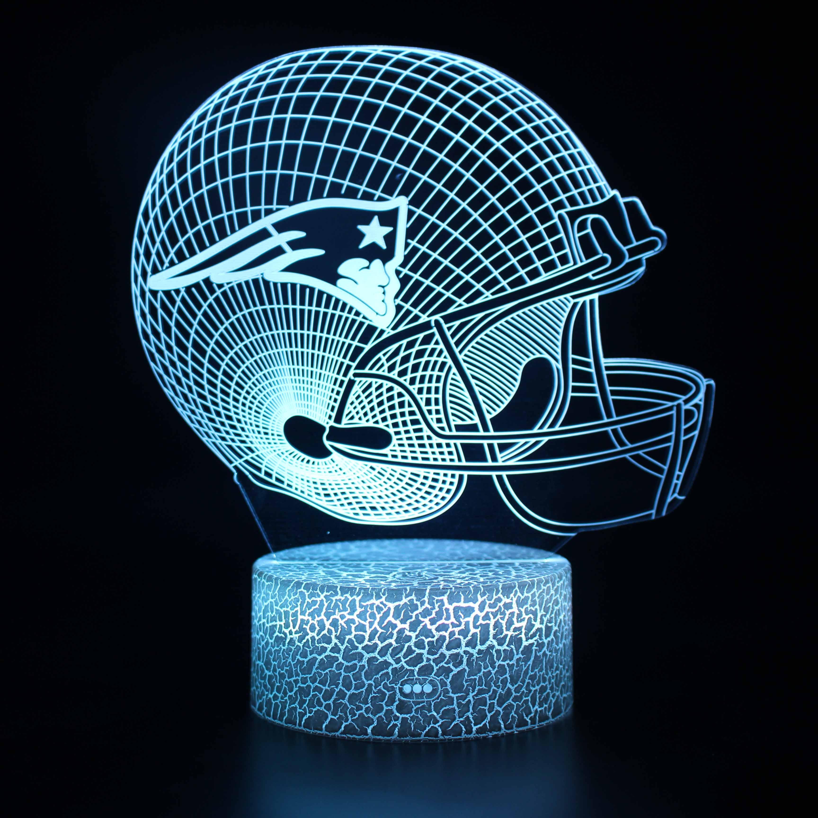 3D Patriots Helmet Lamp-3D Optical Lamp