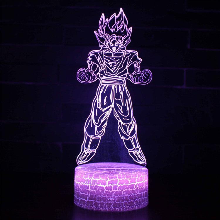 Dragon Ball Z Character 3D Optical Illusion Lamp - 3D Optical Lamp