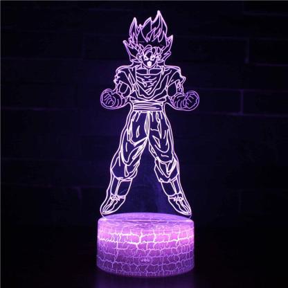 Dragon Ball Z Character 3D Optical Illusion Lamp - 3D Optical Lamp