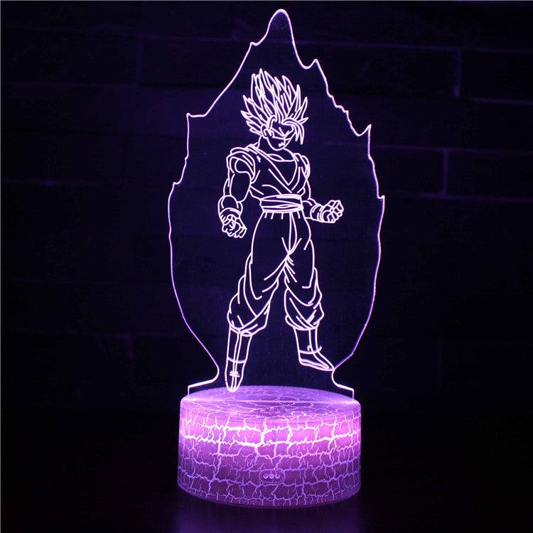 Dragon Ball Z Character 3D Optical Illusion Lamp - 3D Optical Lamp
