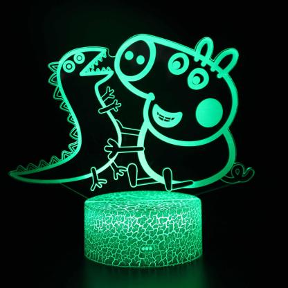 Peppa Pig 3D Optical Illusion Lamp - 3D Optical Lamp