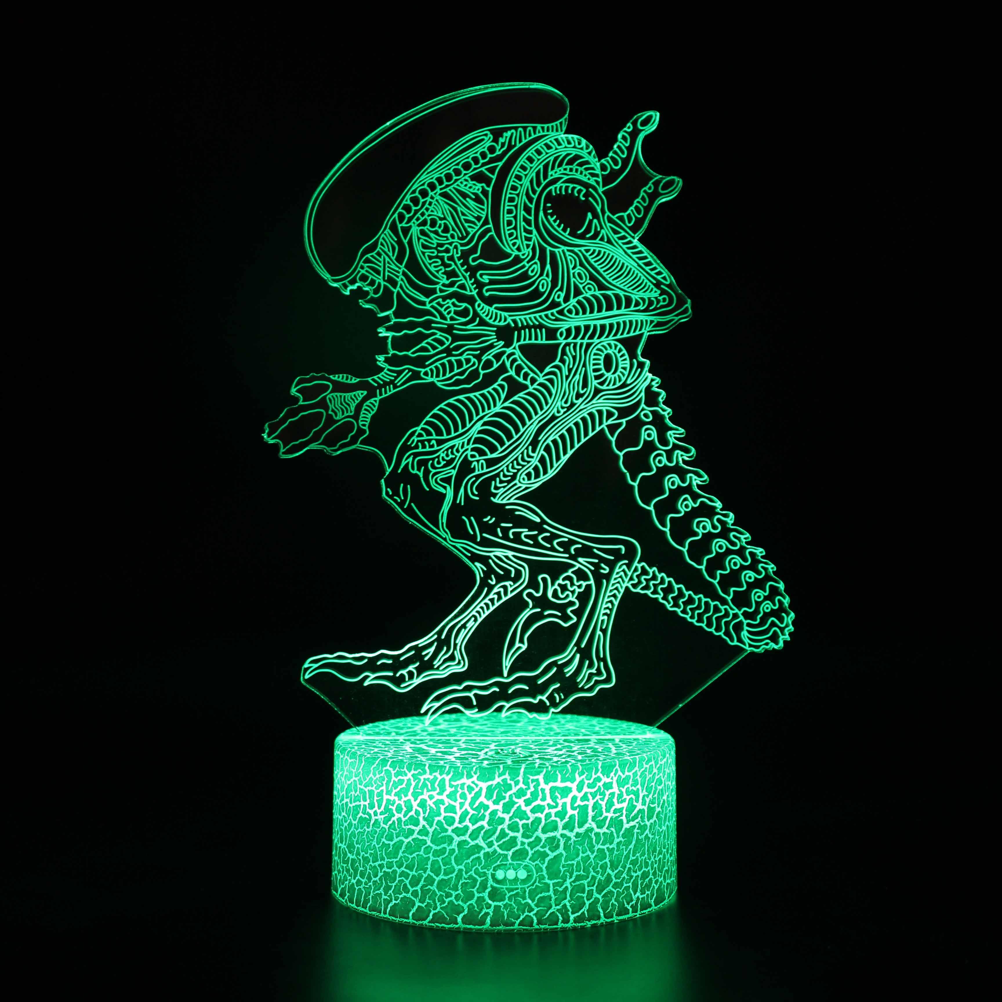 Alien 3D Optical Illusion Lamp For Home Decor And Styling-3D Optical Lamp