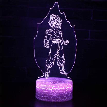 Dragon Ball Z Character 3D Optical Illusion Lamp - 3D Optical Lamp