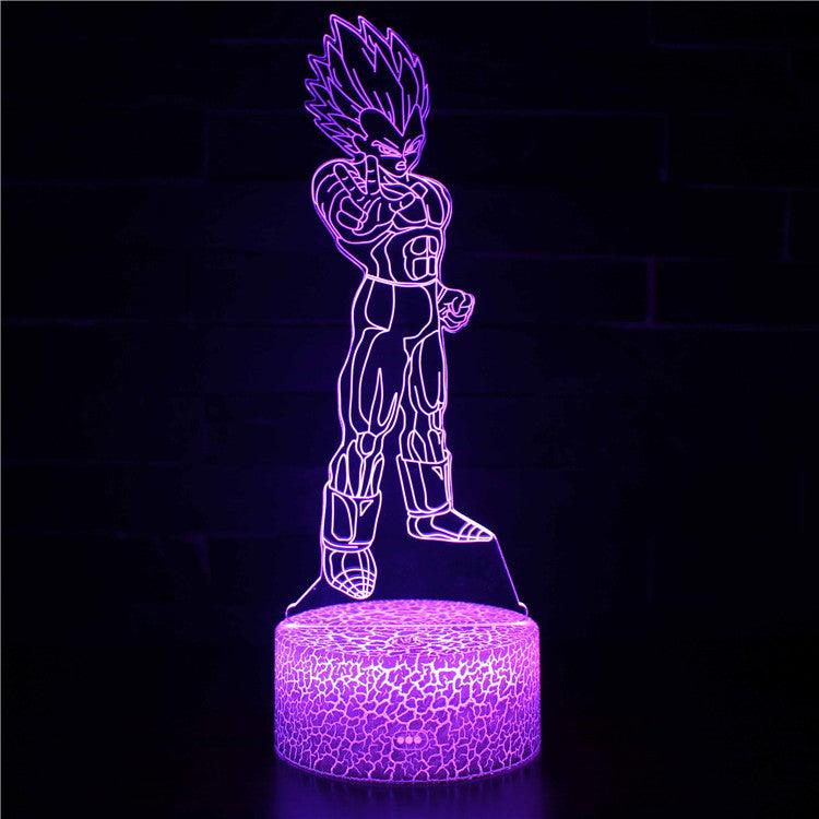 Dragon Ball Z Character 3D Optical Illusion Lamp - 3D Optical Lamp