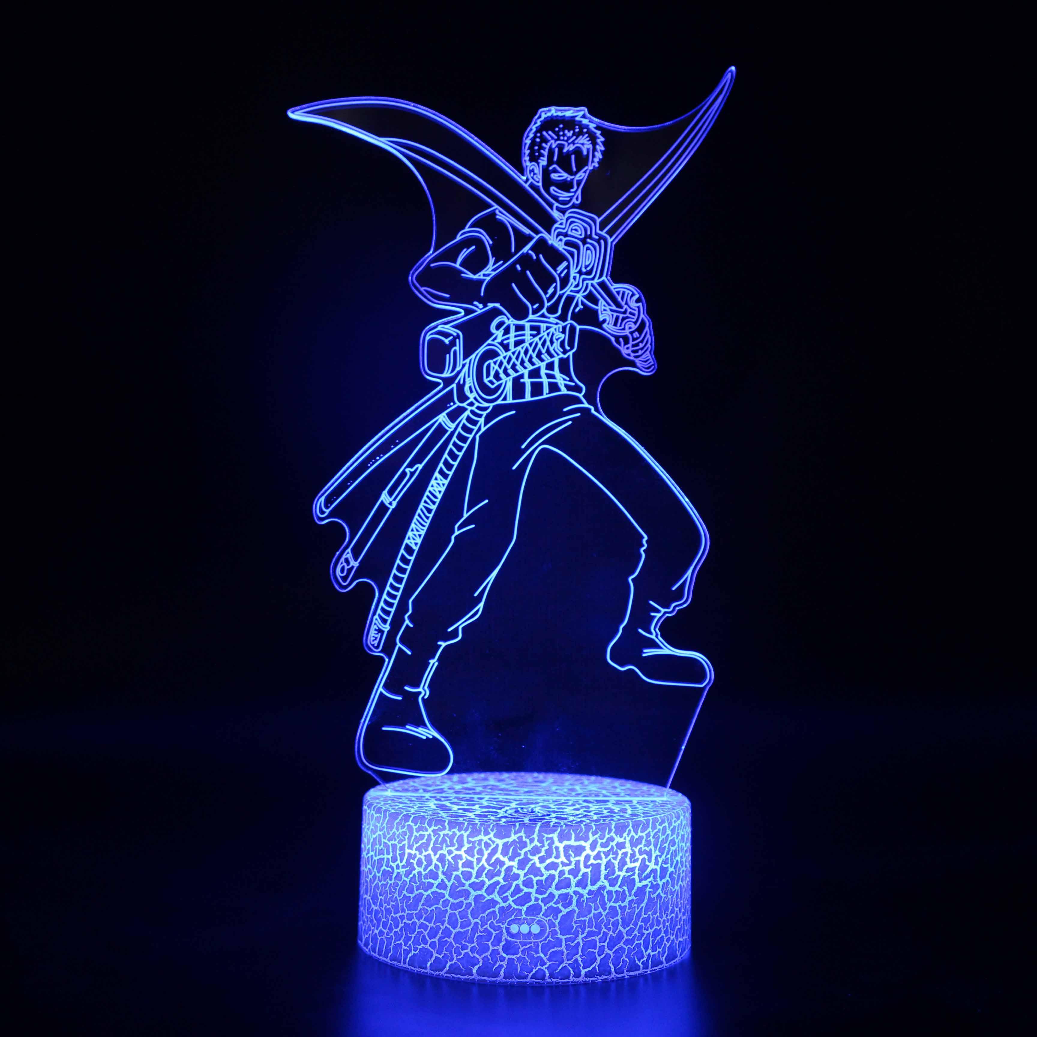 Zoro 3D LED Illusion Lamp-3D Optical Lamp