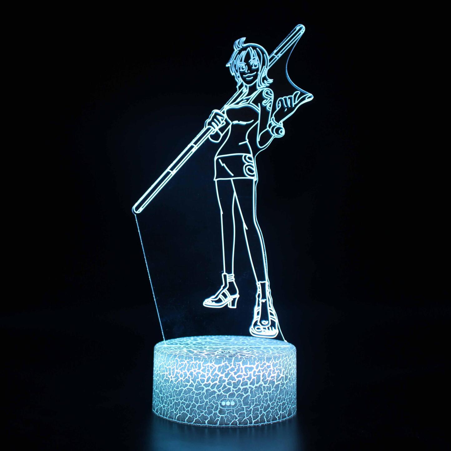 One Piece Nami 3D Optical Lamp-3D Optical Lamp