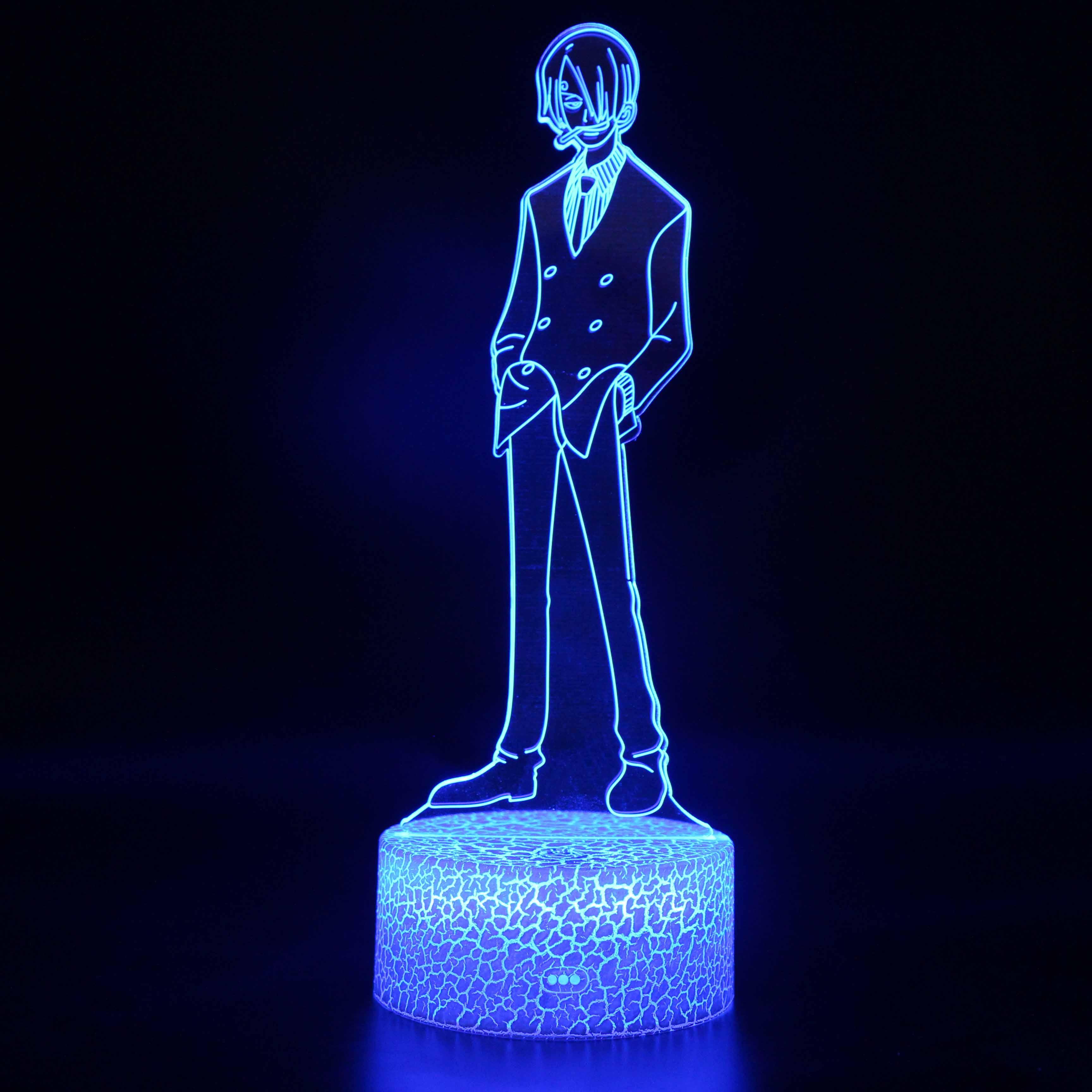 One Piece Character 3D Optical Illusion Lamp - 3D Optical Lamp