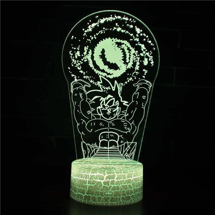 3D Optical Illusion Dragon Ball Z Character Lamp-3D Optical Lamp
