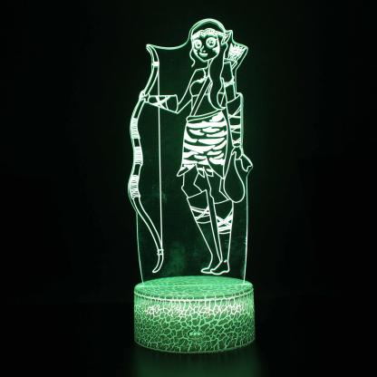 Abstract Bow Arrow Lamp 3D Optical Illusion Light for Home and Decor-3D Optical Lamp