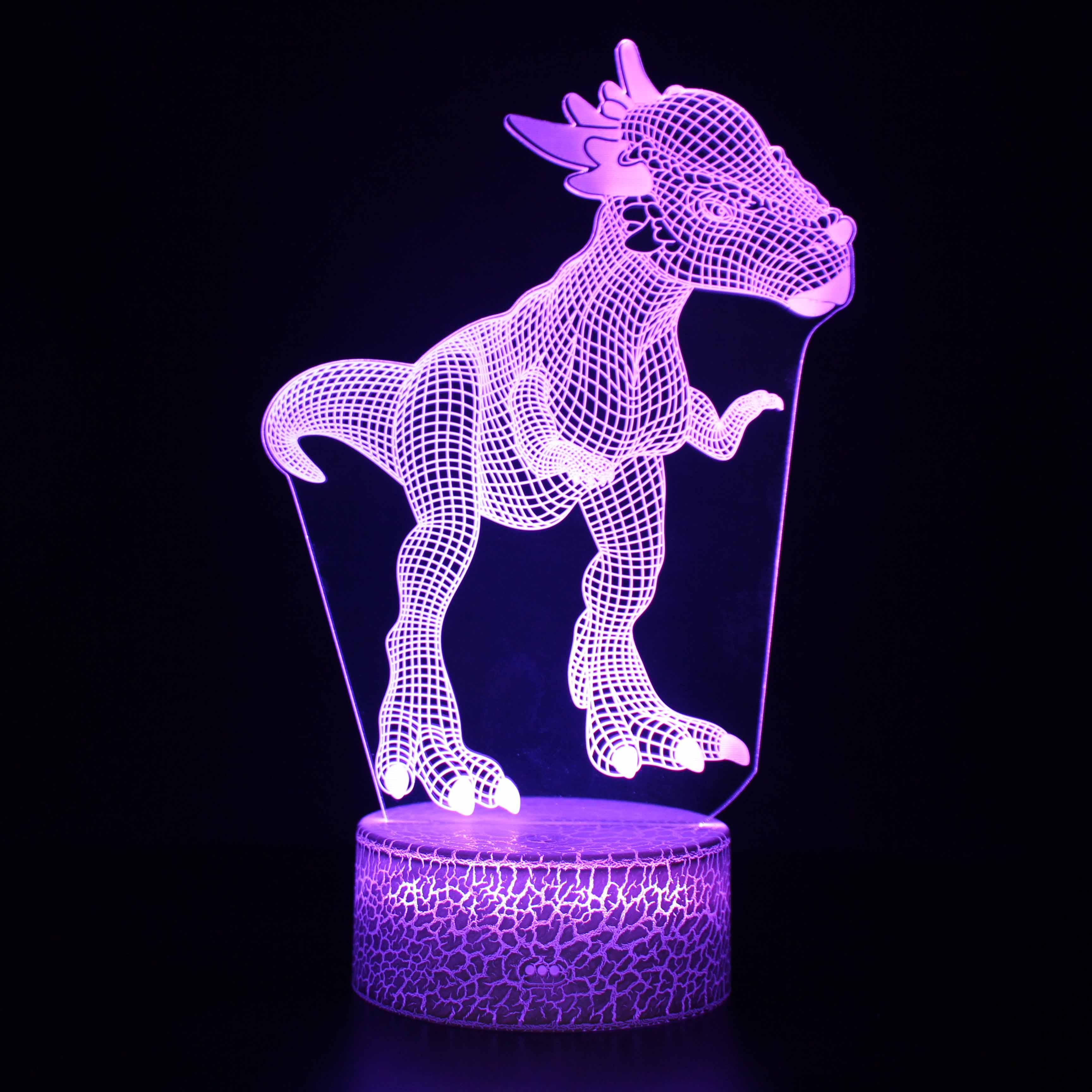 Realistic Unique Dinosaur 3D Optical Illusion Lamp-3D Optical Lamp