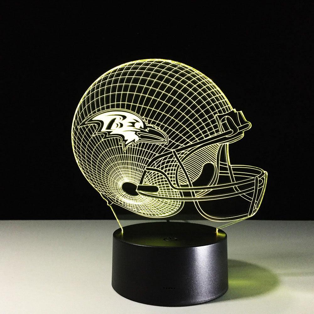 Baltimore Ravens LED Lamp-3D Optical Lamp