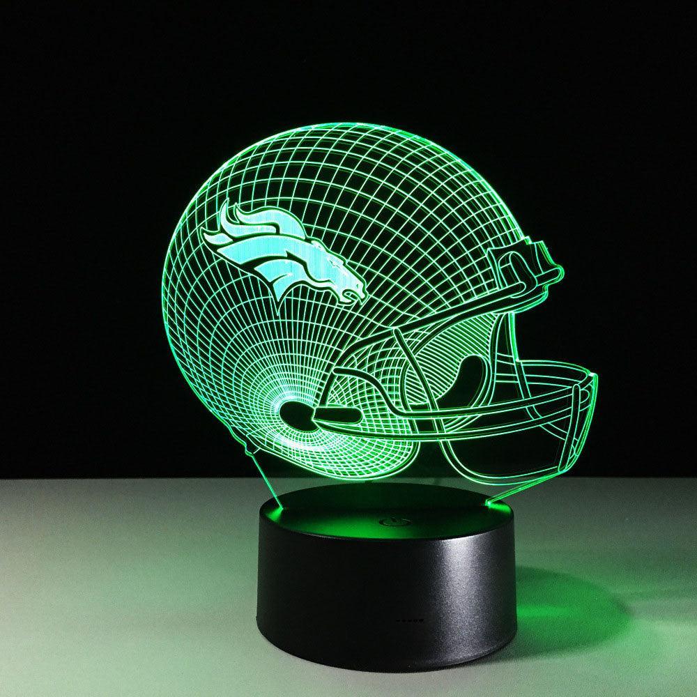 Denver Broncos 3D Optical Illusion Lamp - 3D Optical Lamp